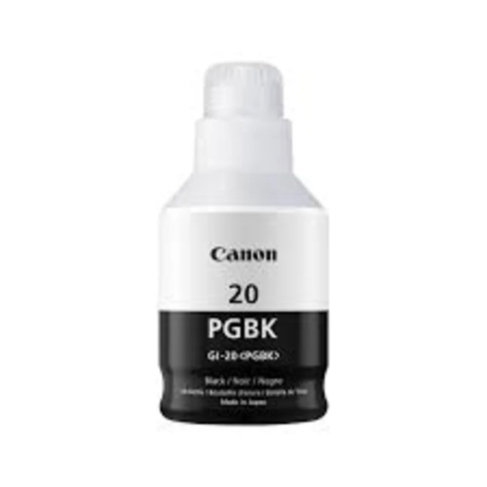 Canon Black and White Ink Bottle Canon 20 PGBK. Brand New/Sealed.